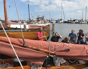 Zeilrace met traditionele botters